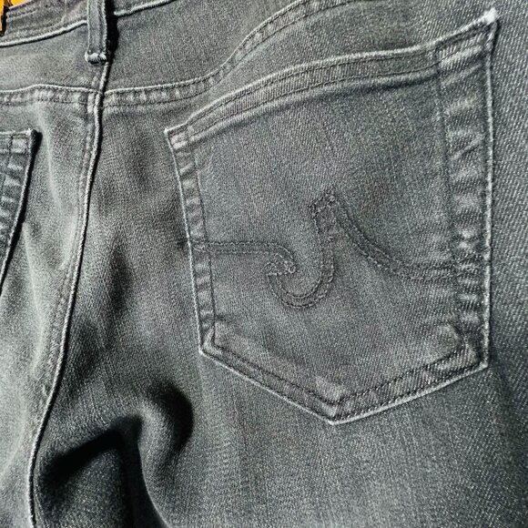 AG Adriano Goldschmied The Stevie Slim Straight Fit Womens Jeans Dark Wash 30R - Picture 7 of 15